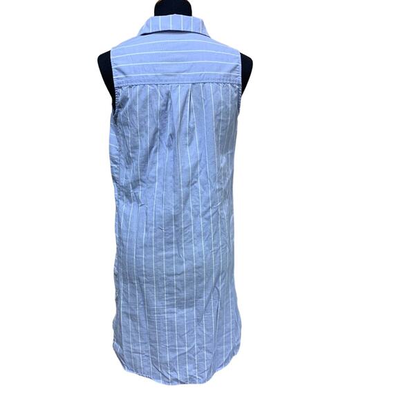Simply Noelle Small/Medium Cotton Blend Button Down Sleeveless Shirt Dress - Picture 3 of 5